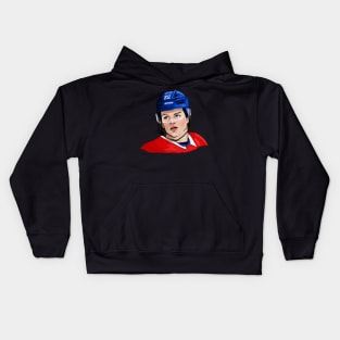 Cole Caufield sticker & prints Kids Hoodie